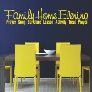 Family Home Evening
Prayer Song Scripture Lesson Activity Treat Prayer